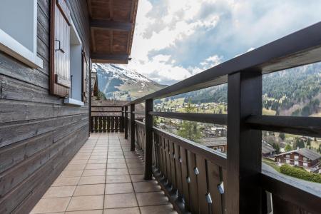 Skiverleih Wohnung 3 Mezzanine Zimmer 4 Leute (4) - Résidence Traverse - La Clusaz - Balkon