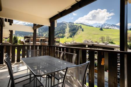 Location au ski Appartement 3 pièces 6 personnes (15) - Résidence Wapiti - La Clusaz - Balcon