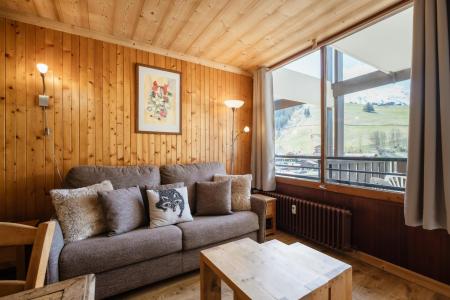 Ski verhuur Studio 4 personen (20) - Résidence Wapiti - La Clusaz - Woonkamer