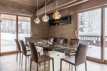 Rent in ski resort 6 room chalet 12 people - Rosebud - La Clusaz - Living room