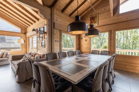 Skiverleih 7 Zimmer Chalet für 14 Personen - Sausalito - La Clusaz - Wohnzimmer