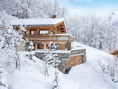 Rent in ski resort 5 room triplex chalet 9 people - Sweet Nest Lodge - La Clusaz - Winter outside