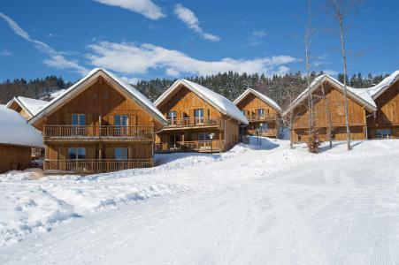 Skiverleih Les Chalets du Berger - La Féclaz - Draußen im Winter