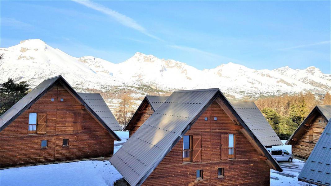 Wynajem na narty Domek górski pośredni 3 pokojowy dla 7 osób (53) - Chalets Les Flocons du Soleil - La Joue du Loup - Zima na zewnątrz