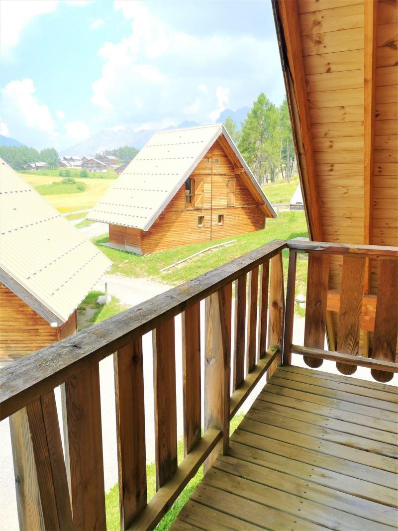 Skiverleih Benachbartes Duplex Haus 3 Zimmer 7 Menschen (46) - Chalets Les Flocons du Soleil - La Joue du Loup - Balkon