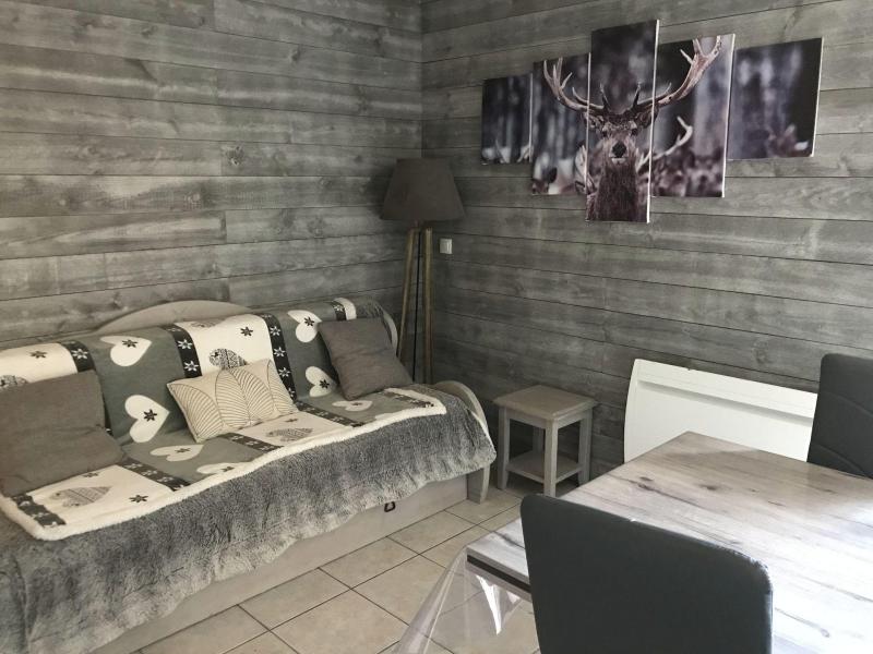 Skiverleih Doppelchalethälfte 3 Zimmer für 7 Personen (21) - Chalets Les Flocons du Soleil - La Joue du Loup - Wohnzimmer