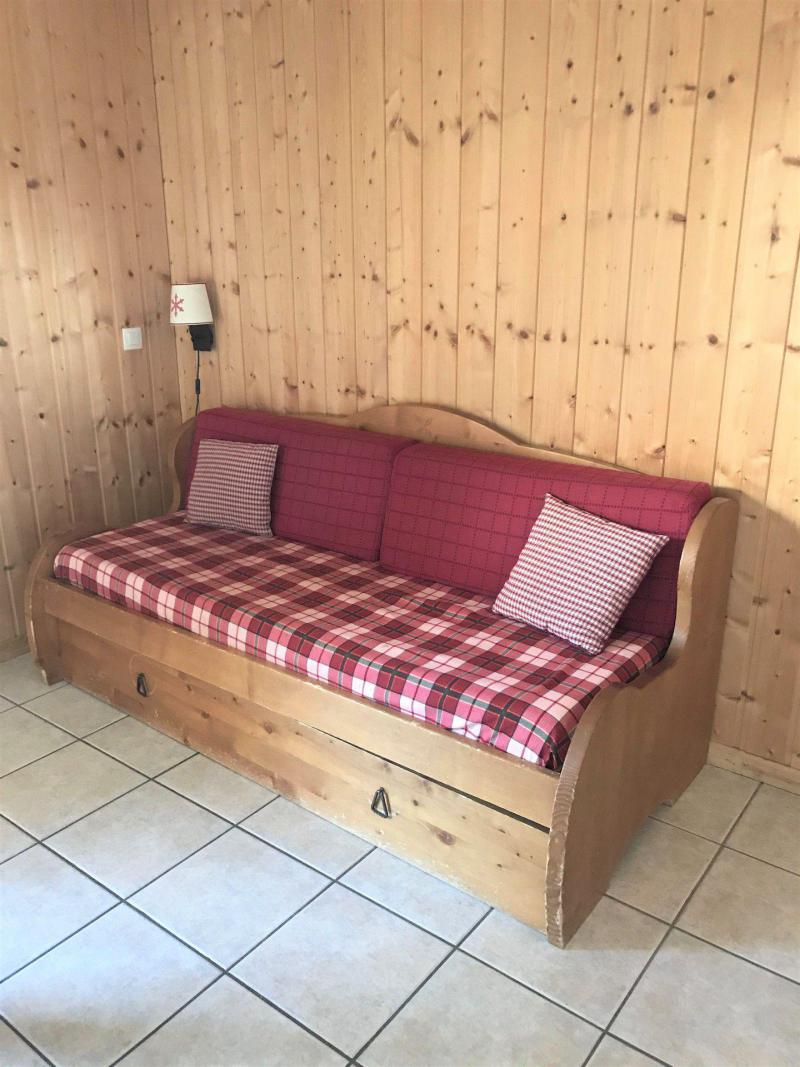 Skiverleih Chalets Les Flocons du Soleil - La Joue du Loup - Wohnzimmer