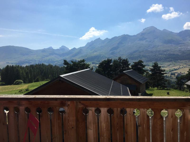 Skiverleih 3 Zimmer Maisonettewohnung für 8 Personen (122) - Résidence Crête du Berger - La Joue du Loup - Terrasse