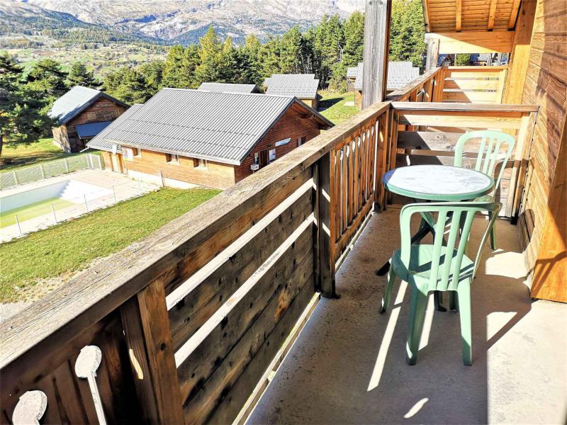 Ski verhuur Appartement 2 kamers bergnis 6 personen (232) - Résidence Crête du Berger - La Joue du Loup - Balkon