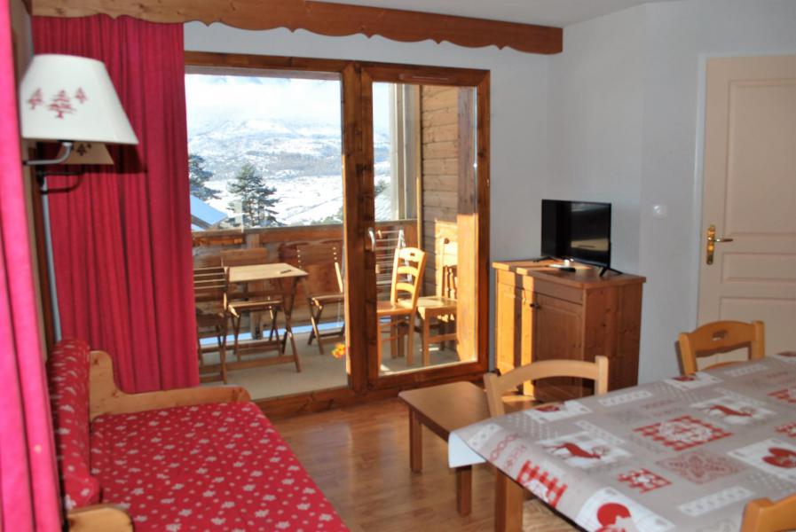 Location au ski Appartement 2 pièces coin montagne 6 personnes (112) - Résidence Crête du Berger - La Joue du Loup - Séjour