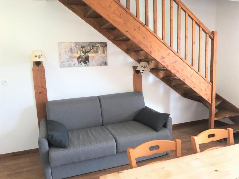 Ski verhuur Chalet mitoye 3 kamers  8 personen (E1) - Résidence Crête du Berger - La Joue du Loup - Woonkamer