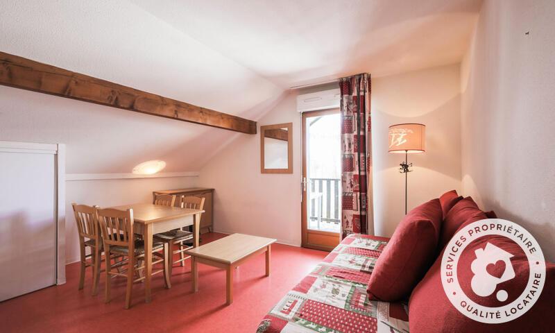 Ski verhuur Appartement 1 kamers 4 personen (Confort 26m²) - Résidence les Chalets D'aurouze - Maeva Home - La Joue du Loup - Woonkamer