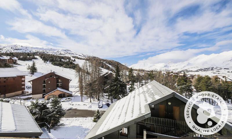 Ski verhuur Appartement 1 kamers 4 personen (Confort 26m²) - Résidence les Chalets D'aurouze - Maeva Home - La Joue du Loup - Buiten winter