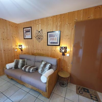 Skiverleih Benachbartes Duplex Haus 3 Zimmer 7 Menschen (38) - Chalets Les Flocons du Soleil - La Joue du Loup - Wohnzimmer