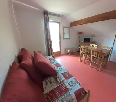 Ski verhuur Appartement 2 kamers 4 personen (122) - Les Chalets d'Aurouze - La Joue du Loup - Woonkamer