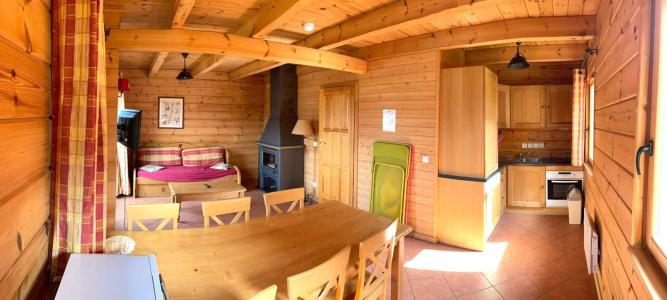 Rent in ski resort 3 room duplex chalet 7 people (133) - Les Hauts de la Lauzière - La Joue du Loup - Living room