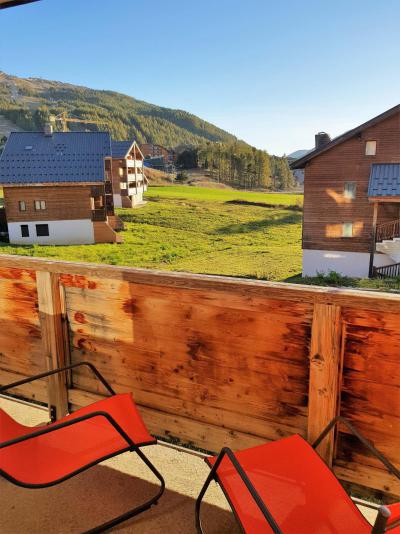 Skiverleih 2-Zimmer-Berghütte für 6 Personen (413) - Résidence Crête du Berger - La Joue du Loup - Balkon