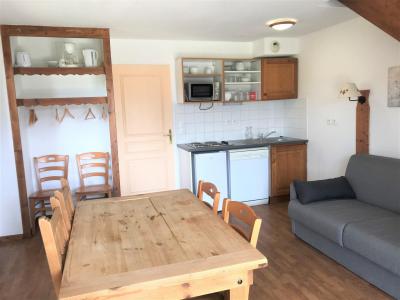 Ski verhuur Chalet mitoye 3 kamers  8 personen (E1) - Résidence Crête du Berger - La Joue du Loup - Woonkamer