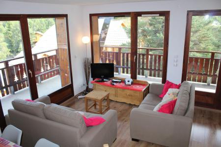 Ski verhuur Appartement duplex 5 kamers 8 personen (27) - Résidence l'Eden des Cimes 1 - La Joue du Loup - Woonkamer