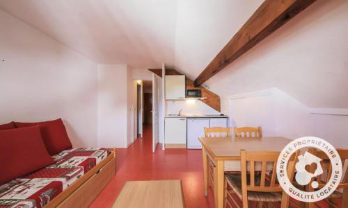 Ski verhuur Appartement 1 kamers 4 personen (Confort 26m²) - Résidence les Chalets D'aurouze - Maeva Home - La Joue du Loup - Woonkamer