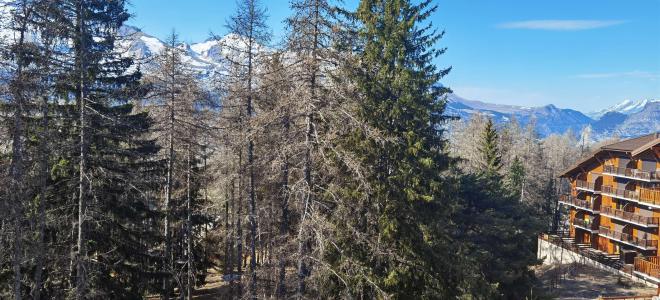 Alquiler al esquí Apartamento dúplex 6 piezas 12 personas (A021) - Résidence Rochers Blancs 1 - La Joue du Loup - Balcón