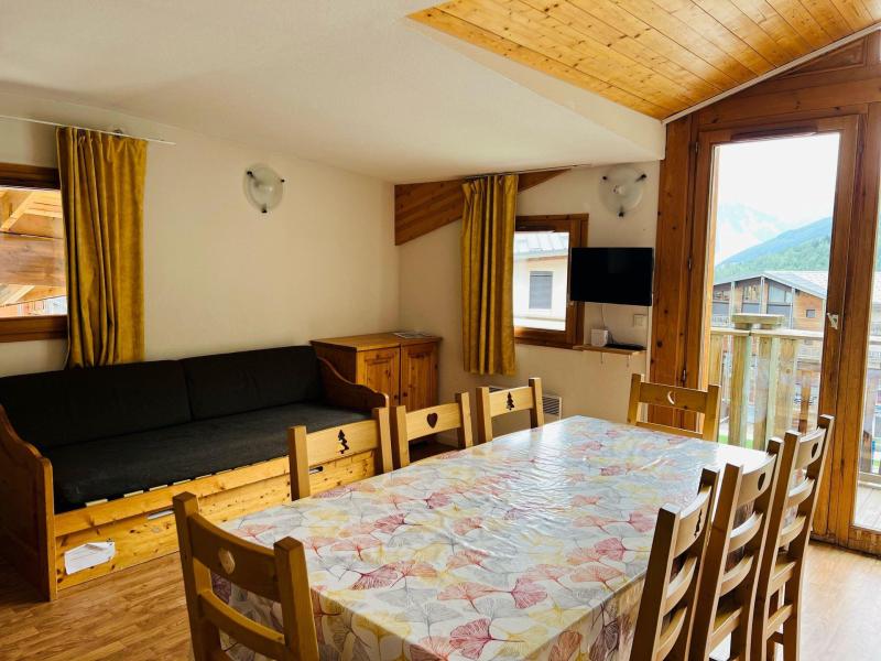 Ski verhuur Appartement duplex 4 kamers 8-10 personen (1304) - Les Chalets de la Vanoise - La Norma - Woonkamer