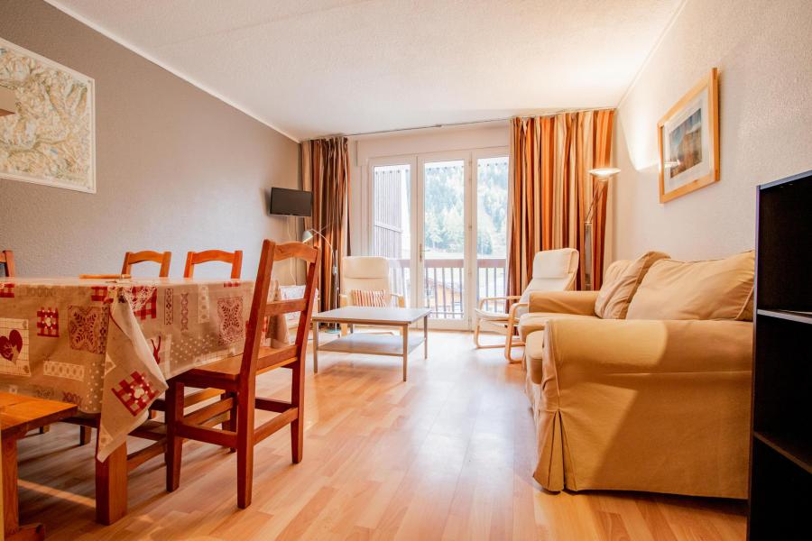 Rent in ski resort 3 room apartment sleeping corner 8 people (PR31CA) - Résidence le Pra - La Norma - Living room