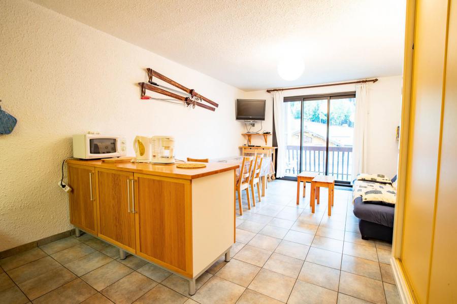 Ski verhuur Appartement 3 kamers bergnis 8 personen (PR21R) - Résidence le Pra - La Norma - Woonkamer