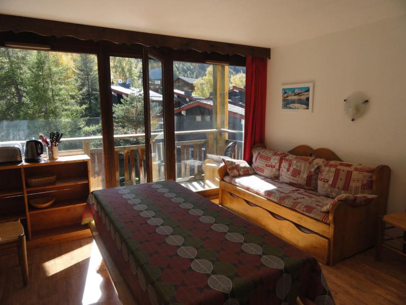 Rent in ski resort 4 room apartment 10 people (504) - Résidence les Balcons de la Vanoise - La Norma - Living room