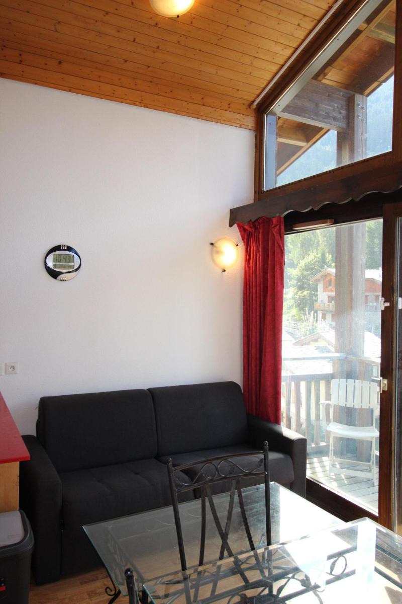 Ski verhuur Appartement duplex 3 kamers 6 personen (606) - Résidence les Balcons de la Vanoise - La Norma - Woonkamer