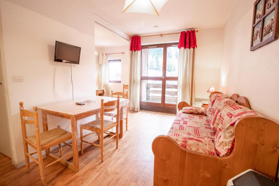 Ski verhuur Appartement 2 kamers 4 personen (SB100C) - Résidence les Portes de la Vanoise - La Norma - Woonkamer