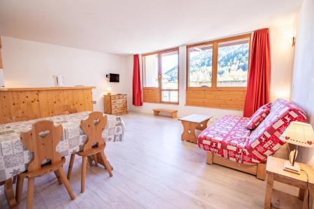 Ski verhuur Studio bergnis 4 personen (APT02) - Chalet le Grand Air - La Norma - Woonkamer