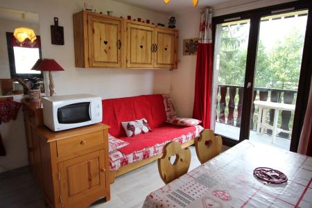 Rent in ski resort 2 room apartment sleeping corner 6 people (70D) - Chalets les Epervières - La Norma - Living room