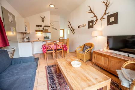 Skiverleih Doppelchalethälfte 3 Zimmer für 6 Personen (CHT79) - Les Chalets Petit Bonheur - La Norma - Wohnzimmer