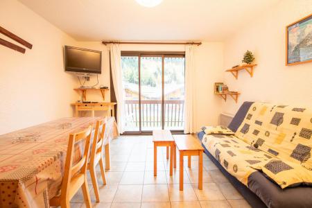 Ski verhuur Appartement 3 kamers bergnis 8 personen (PR21R) - Résidence le Pra - La Norma - Woonkamer