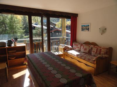 Ski verhuur Appartement 4 kamers 10 personen (504) - Résidence les Balcons de la Vanoise - La Norma - Woonkamer