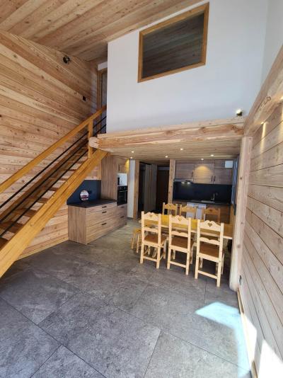 Ski verhuur Appartement duplex 4 kamers 8 personen (36) - Résidence les Herminières - La Norma - Woonkamer