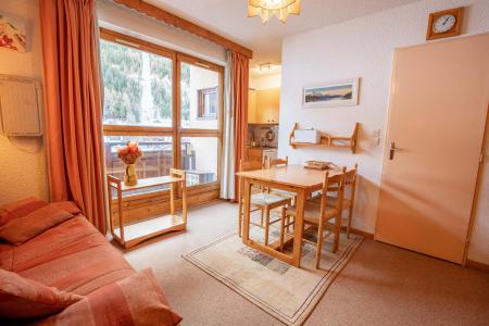 Ski verhuur Appartement 2 kamers bergnis 6 personen (SB210A) - Résidence les Portes de la Vanoise - La Norma - Woonkamer