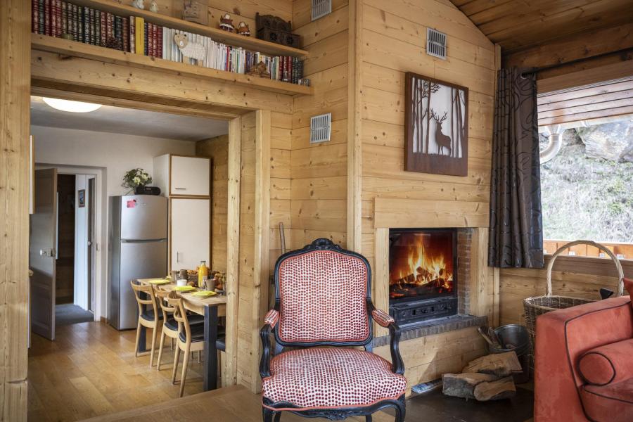 Аренда на лыжном курорте Шале 4 комнат 7 чел. - Chalet Boudu  - La Plagne - Салон