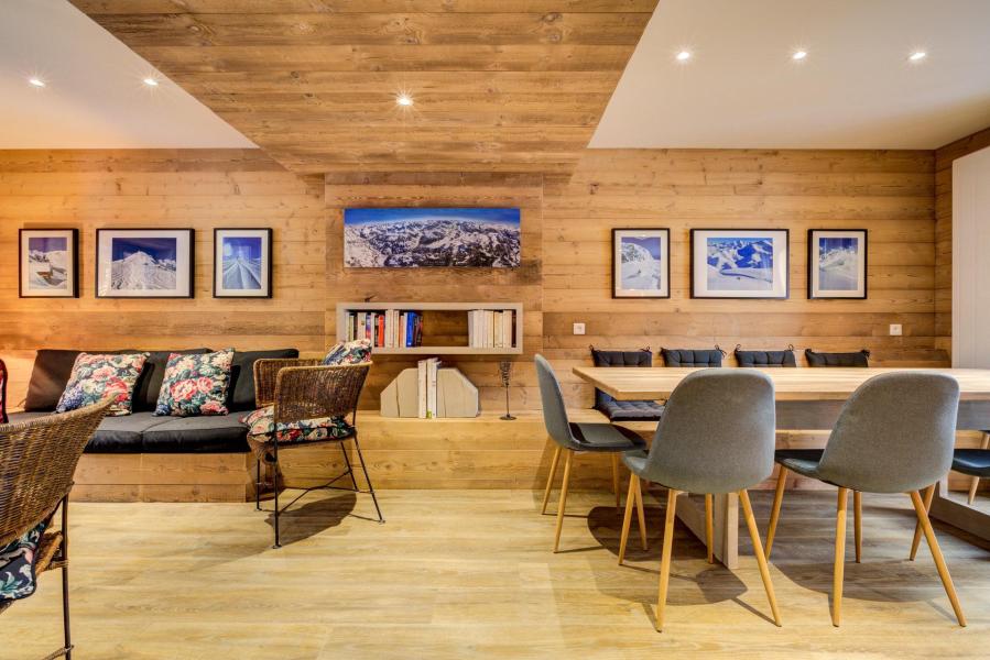Rent in ski resort 5 room chalet 10 people (Chalet de la Mine 2) - Chalet de la Mine - La Plagne - Living room