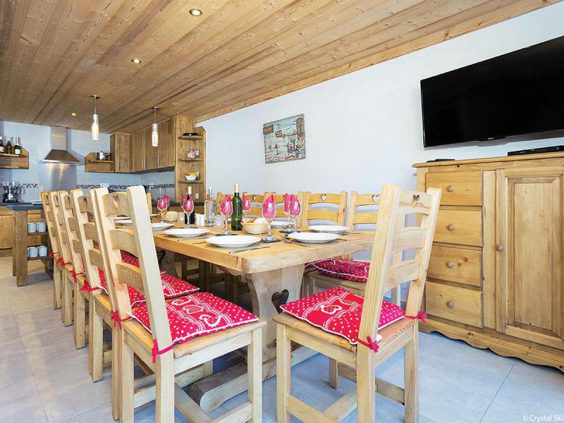 Rent in ski resort Chalet Epicéa - La Plagne - Dining area