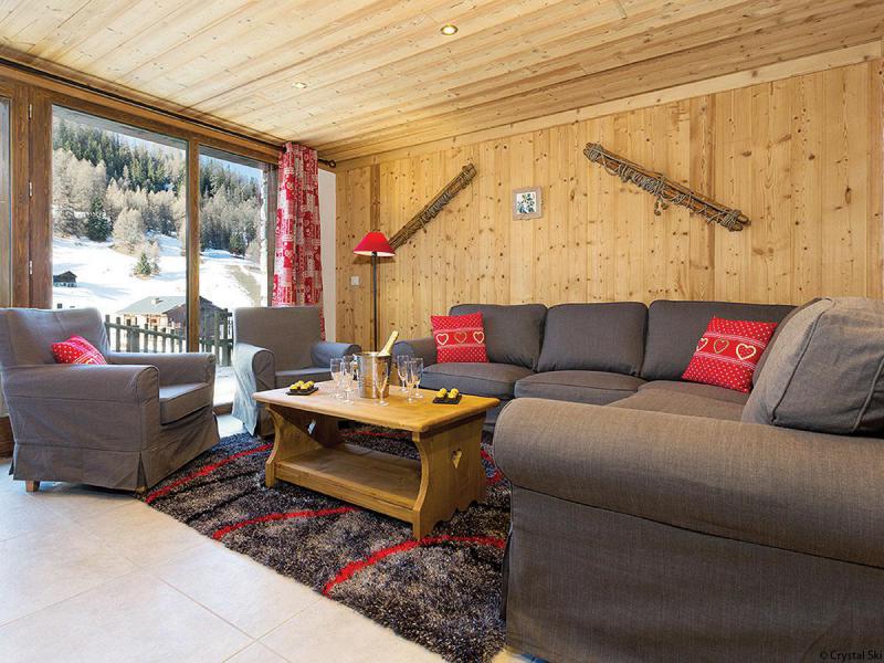 Rent in ski resort Chalet Epicéa - La Plagne - Living room