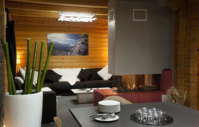 Rent in ski resort Chalet Mont Soleil - La Plagne - Bed-settee