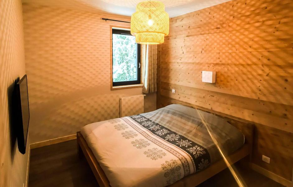 Skiverleih Chalet Natural Lodge - La Plagne - Schlafzimmer