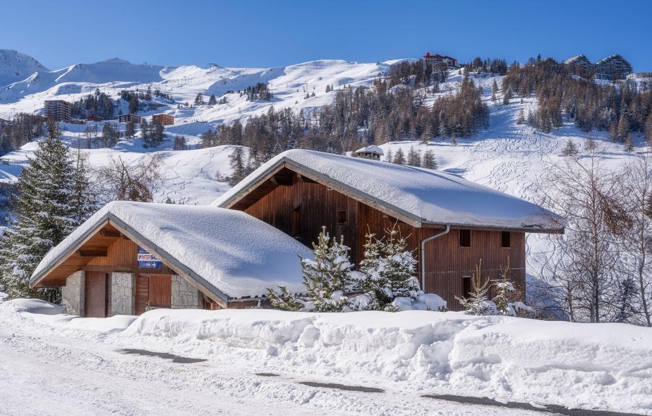 Location au ski Chalet Sporting Lodge - La Plagne - Extérieur hiver