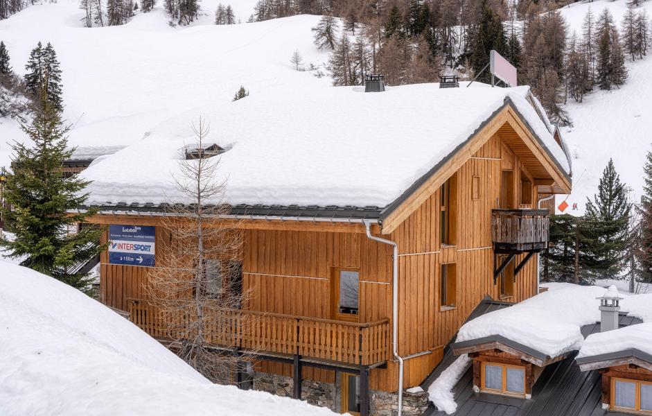 Location au ski Chalet Sporting Lodge - La Plagne - Extérieur hiver
