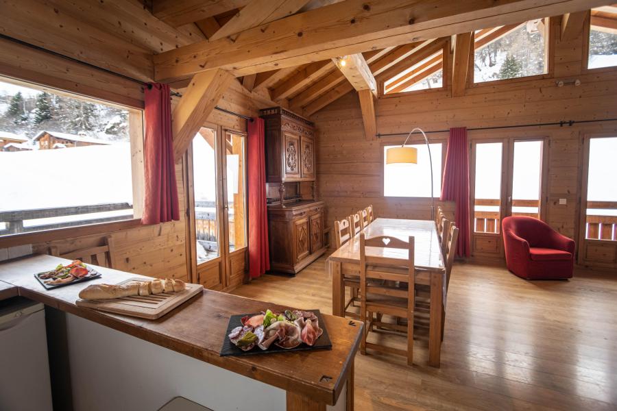Аренда на лыжном курорте Смежный шале триплекс 5 комнат 9 чел. (Pierra Menta 1) - Chalets du Cocoon - La Plagne - Стол