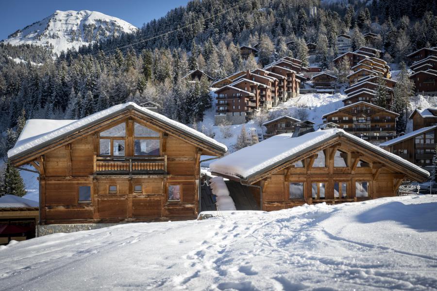 Rent in ski resort 5 room triplex semi-detached chalet 9 people (Pierra Menta 1) - Chalets du Cocoon - La Plagne - Winter outside