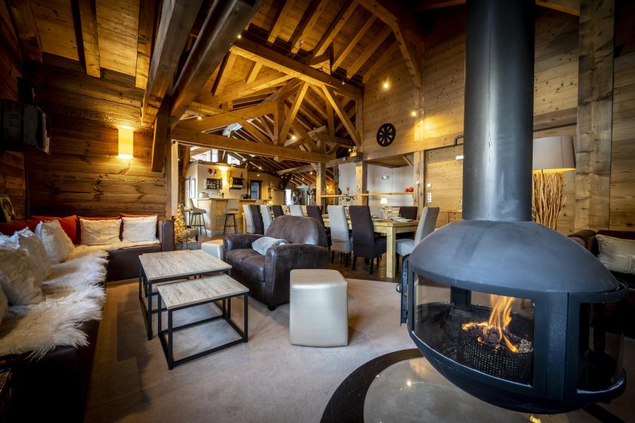 Rent in ski resort 8 room duplex chalet 19 people (Cocoon) - Chalets du Cocoon - La Plagne - Stove