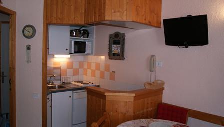 Аренда на лыжном курорте Квартира студия для 4 чел. (A2M38) - La Résidence Aime 2000 Chamois - La Plagne - Кухня